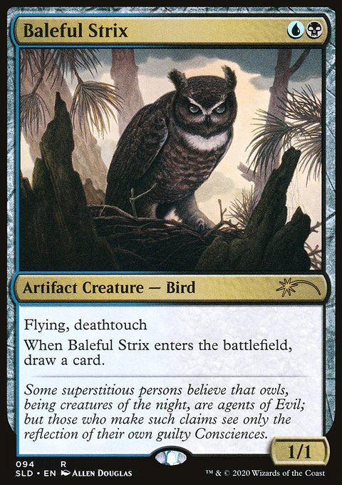Baleful Strix, Secret Lair Drop #94, Magic: The Gathering card