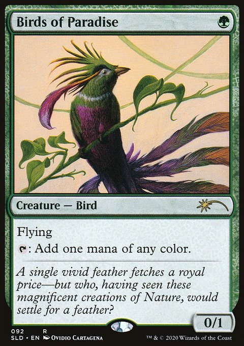 Birds of Paradise, Secret Lair Drop #92, Magic: The Gathering card
