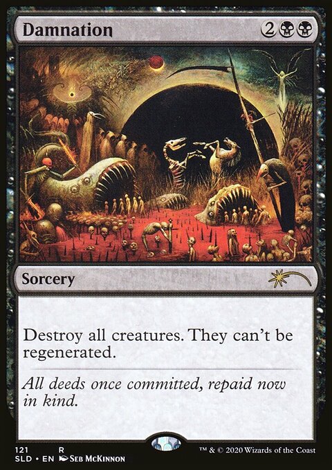 Damnation, Secret Lair Drop #121, Magic: The Gathering card