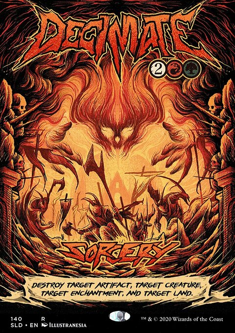 Decimate, Secret Lair Drop #140, Magic: The Gathering card
