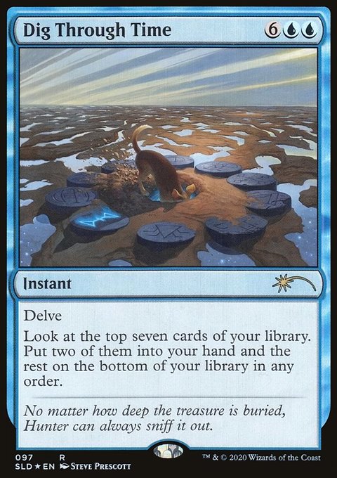 Dig Through Time, Secret Lair Drop #97, Magic: The Gathering card
