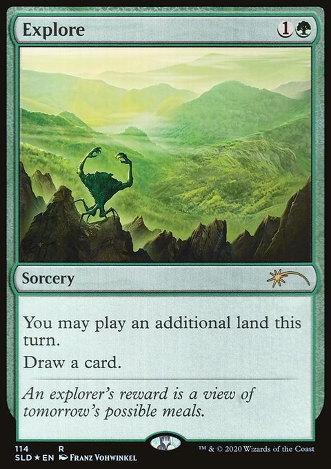 Explore, Secret Lair Drop #114, Magic: The Gathering card