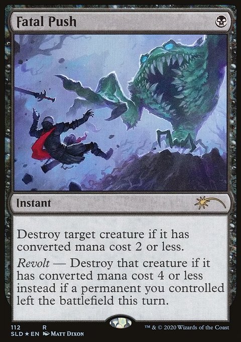 Fatal Push, Secret Lair Drop #112, Magic: The Gathering card