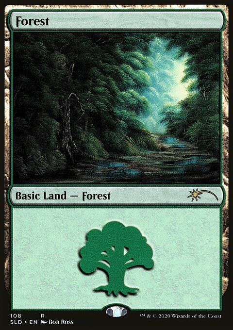 Forest, Secret Lair Drop #108, Magic: The Gathering card