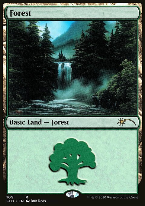 Forest, Secret Lair Drop #109, Magic: The Gathering card