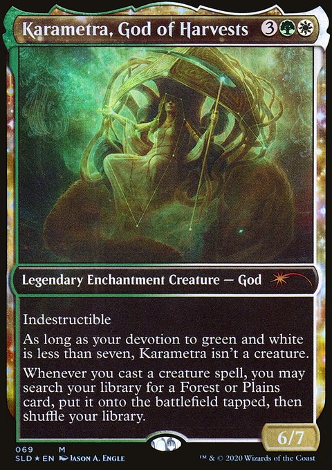 Karametra, God of Harvests, Secret Lair Drop #69, Magic: The Gathering card