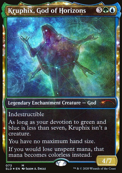 Kruphix, God of Horizons, Secret Lair Drop #73, Magic: The Gathering card