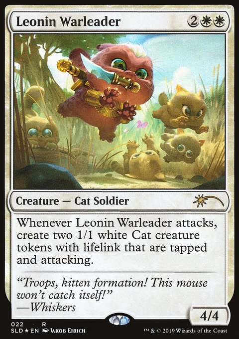 Leonin Warleader, Secret Lair Drop #22, Magic: The Gathering card