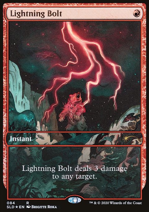 Lightning Bolt, Secret Lair Drop #84, Magic: The Gathering card