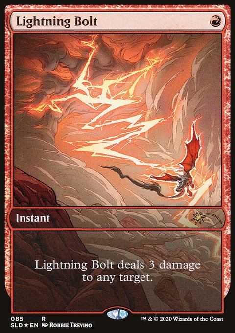 Lightning Bolt, Secret Lair Drop #85, Magic: The Gathering card