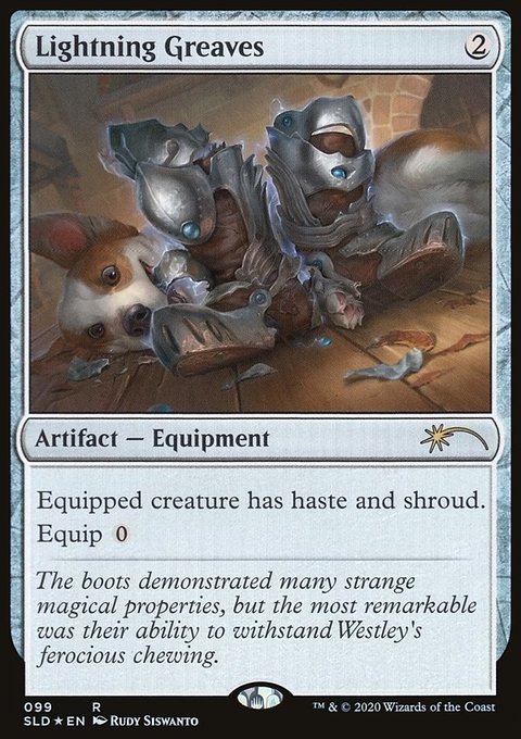 Lightning Greaves, Secret Lair Drop #99, Magic: The Gathering card