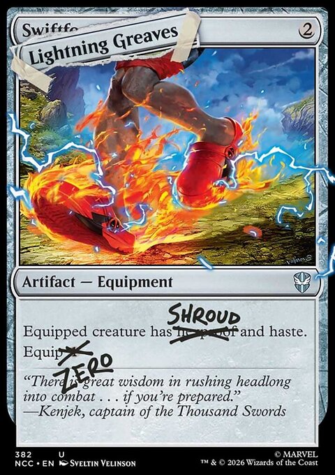 Lightning Greaves, Secret Lair Drop #IFIYW-4, Magic: The Gathering card