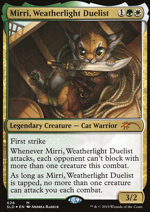 Mirri, Weatherlight Duelist, Secret Lair Drop #26, Magic: The Gathering card