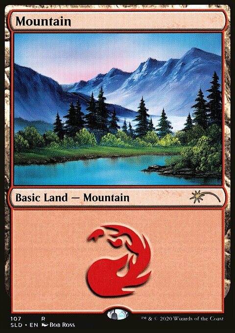 Mountain, Secret Lair Drop #107, Magic: The Gathering card