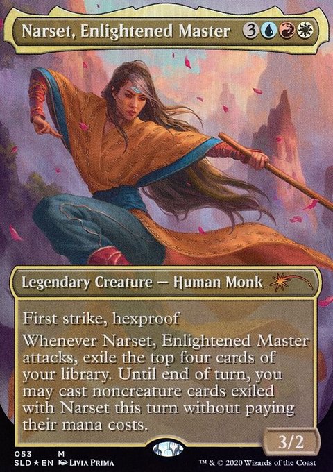Narset, Enlightened Master, Secret Lair Drop #53, Magic: The Gathering card