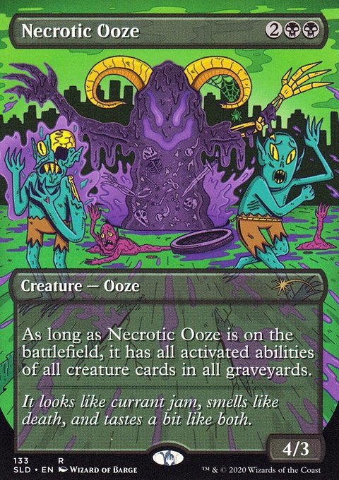 Necrotic Ooze, Secret Lair Drop #133, Magic: The Gathering card