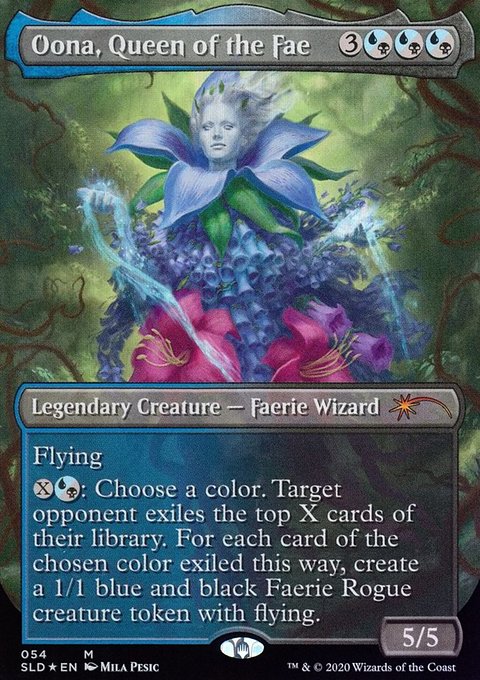 Oona, Queen of the Fae, Secret Lair Drop #54, Magic: The Gathering card