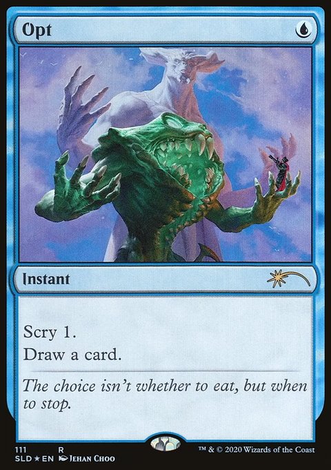 Opt, Secret Lair Drop #111, Magic: The Gathering card