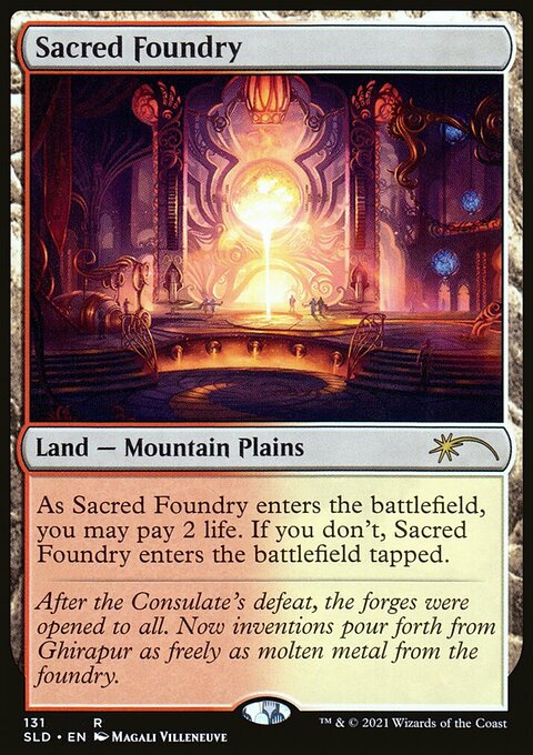 Sacred Foundry, Secret Lair Drop #131, Magic: The Gathering card