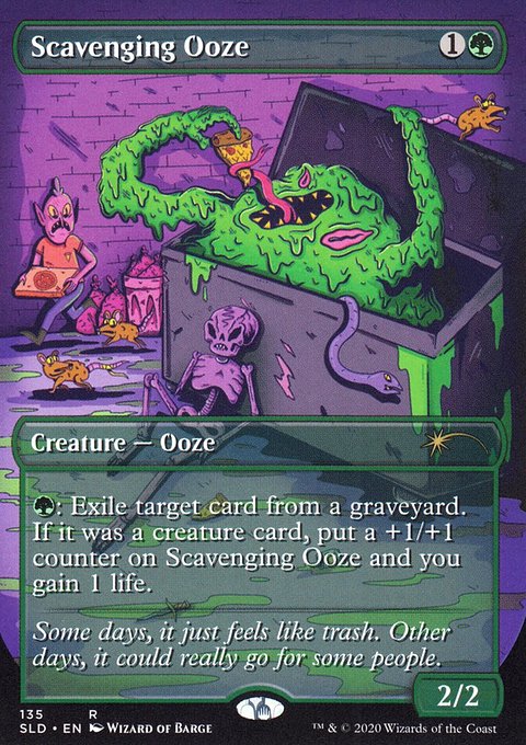 Scavenging Ooze, Secret Lair Drop #135, Magic: The Gathering card
