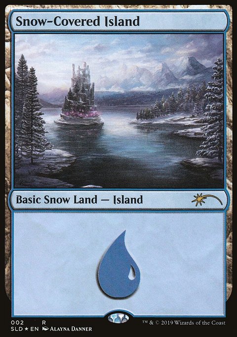Snow-Covered Island, Secret Lair Drop #2, Magic: The Gathering card