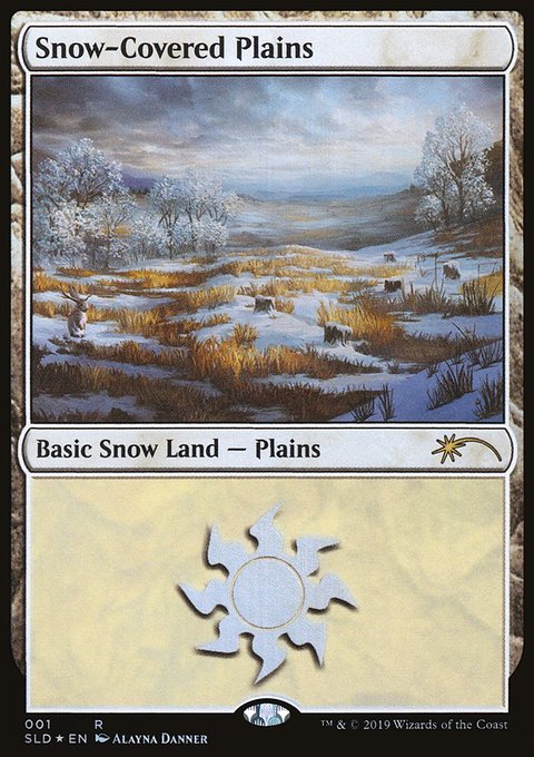 Snow-Covered Plains, Secret Lair Drop #1, Magic: The Gathering card