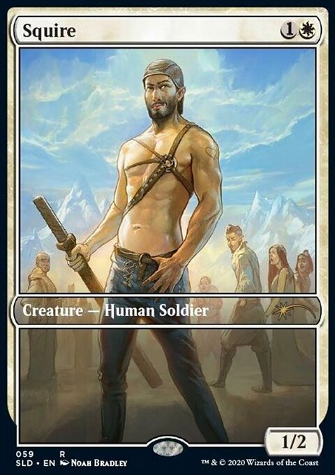 Squire, Secret Lair Drop #59, Magic: The Gathering card
