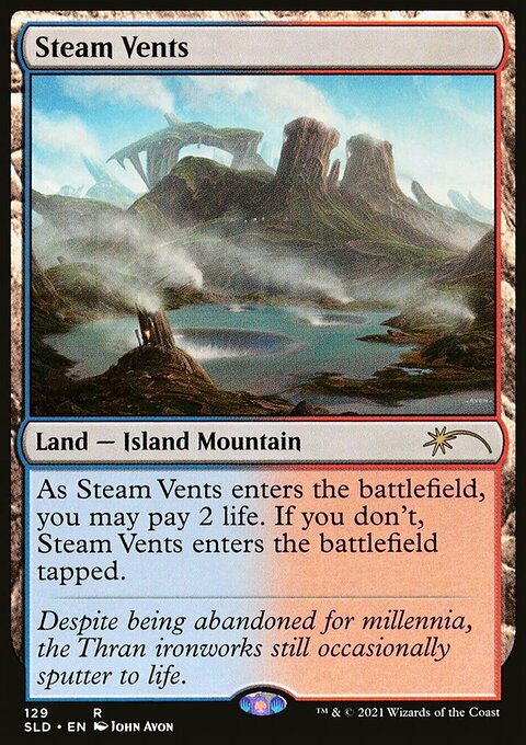 Steam Vents, Secret Lair Drop #129, Magic: The Gathering card