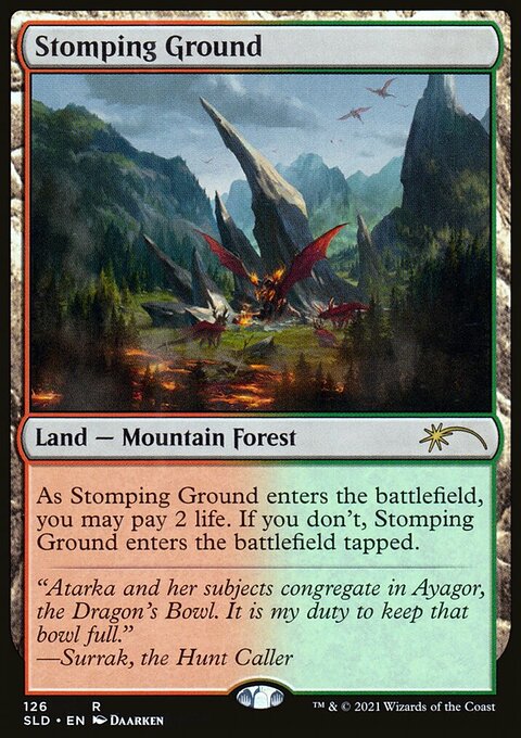 Stomping Ground, Secret Lair Drop #126, Magic: The Gathering card