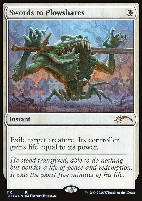 Swords to Plowshares, Secret Lair Drop #110, Magic: The Gathering card