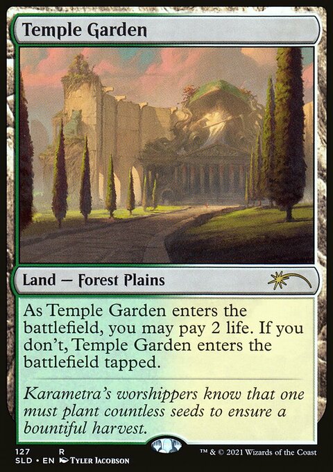 Temple Garden, Secret Lair Drop #127, Magic: The Gathering card