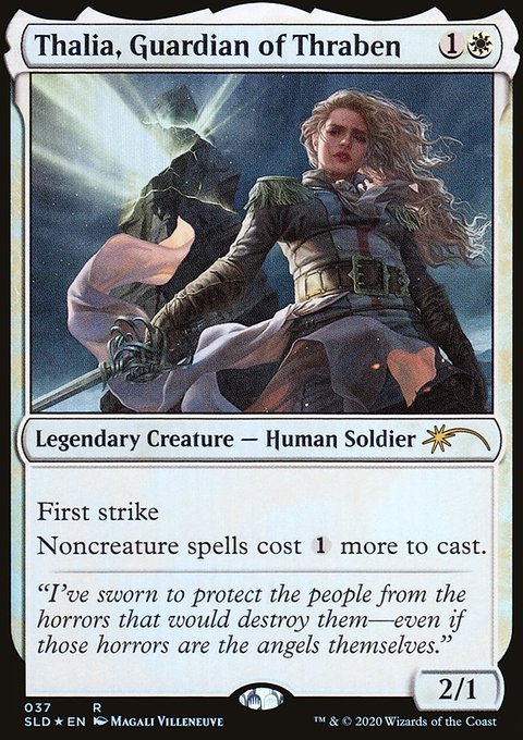 Thalia, Guardian of Thraben, Secret Lair Drop #37, Magic: The Gathering card