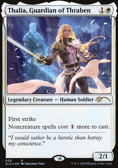 Thalia, Guardian of Thraben, Secret Lair Drop #39, Magic: The Gathering card