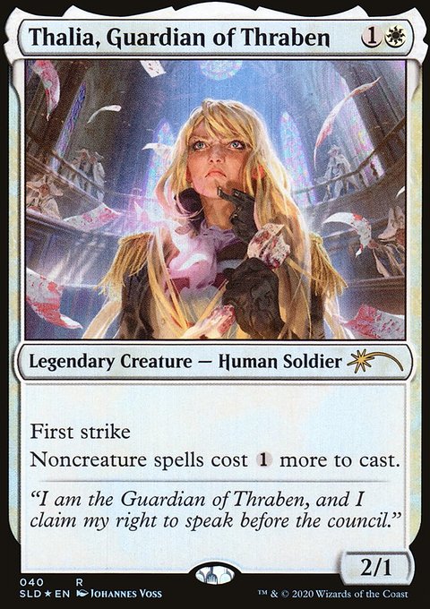 Thalia, Guardian of Thraben, Secret Lair Drop #40, Magic: The Gathering card