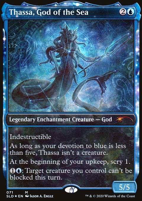 Thassa, God of the Sea, Secret Lair Drop #71, Magic: The Gathering card