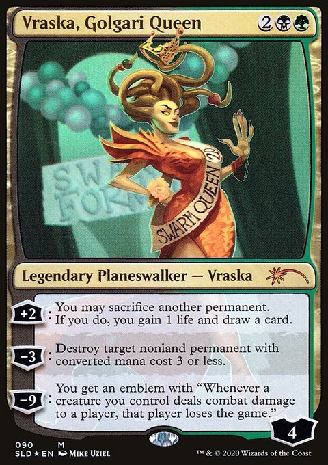 Vraska, Golgari Queen, Secret Lair Drop #90, Magic: The Gathering card