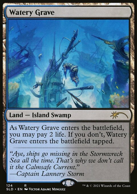 Watery Grave, Secret Lair Drop #124, Magic: The Gathering card