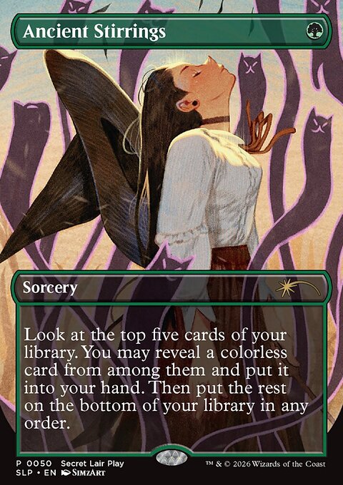 Ancient Stirrings, Secret Lair Promo #50, Magic: The Gathering card