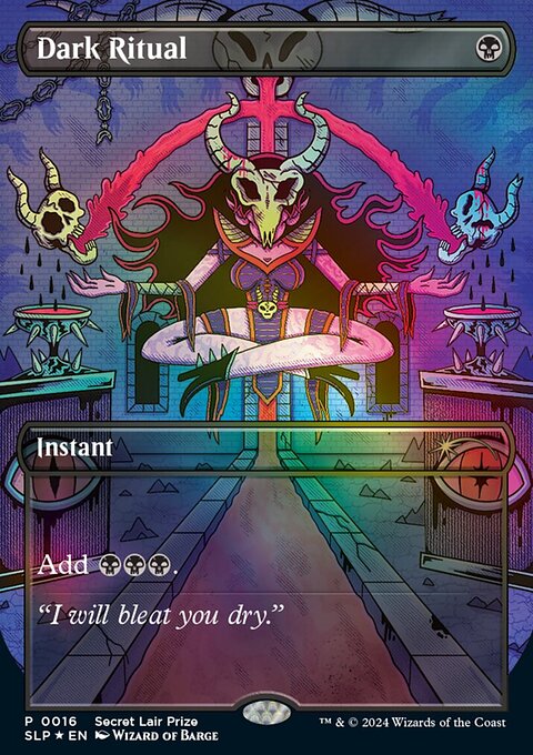 Dark Ritual, Secret Lair Promo #16, Magic: The Gathering card