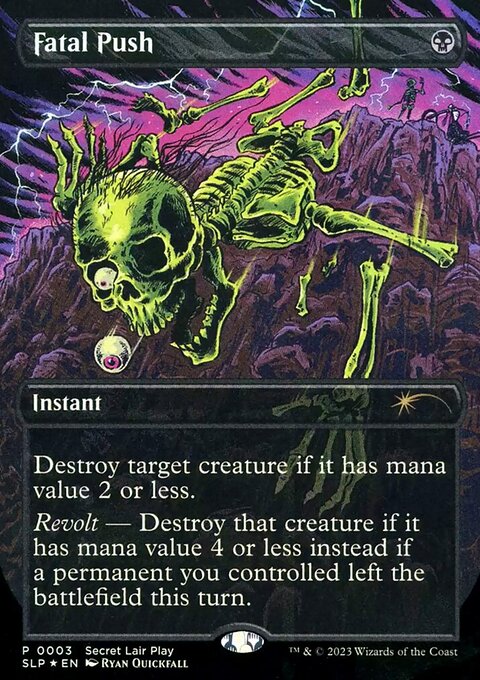 Fatal Push, Secret Lair Promo #3, Magic: The Gathering card
