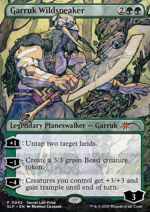 Garruk Wildspeaker, Secret Lair Promo #42, Magic: The Gathering card