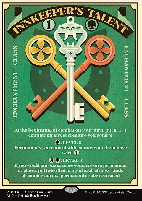 Innkeeper's Talent, Secret Lair Promo #45, Magic: The Gathering card