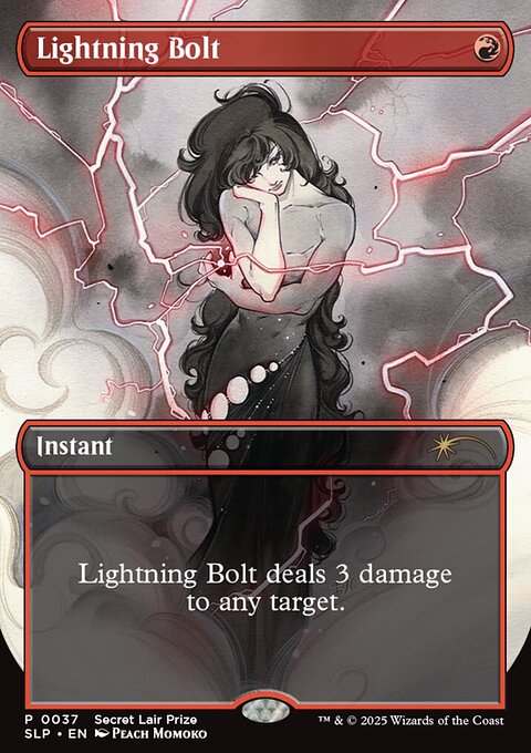 Lightning Bolt, Secret Lair Promo #37, Magic: The Gathering card