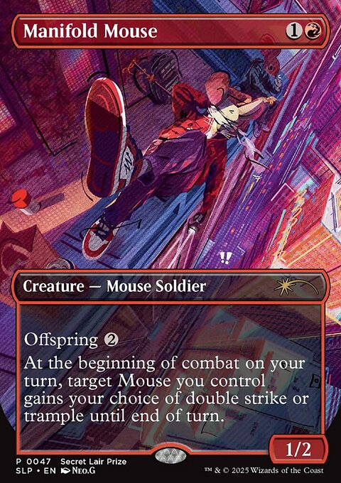Manifold Mouse, Secret Lair Promo #47, Magic: The Gathering card