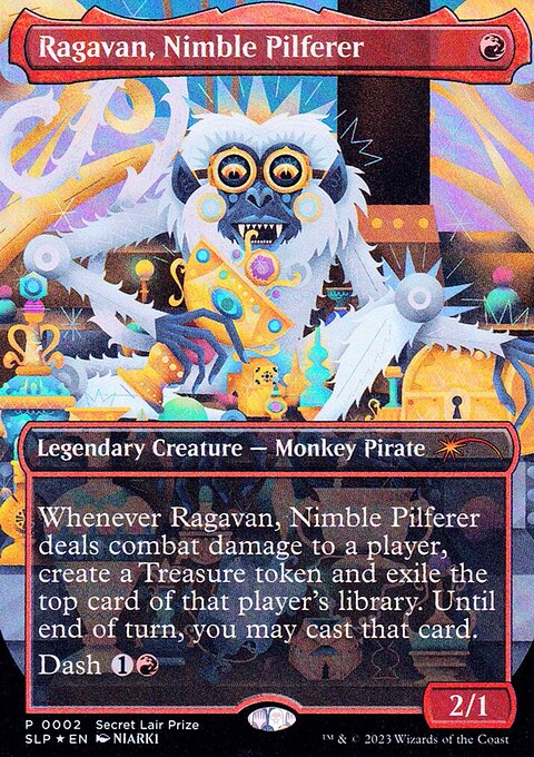 Ragavan, Nimble Pilferer, Secret Lair Promo #2, Magic: The Gathering card