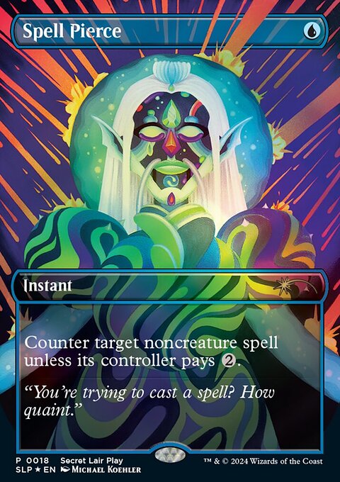 Spell Pierce, Secret Lair Promo #18, Magic: The Gathering card