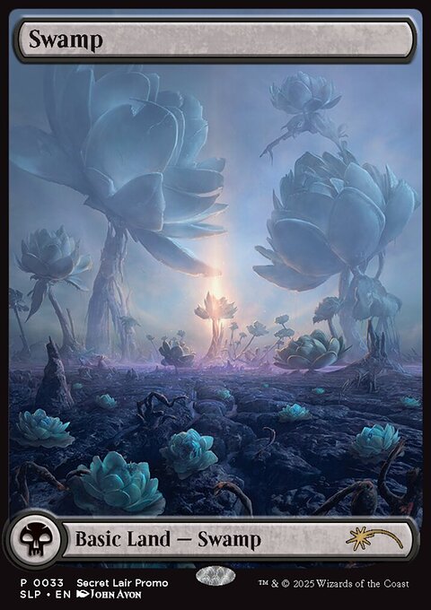 Swamp, Secret Lair Promo #33, Magic: The Gathering card