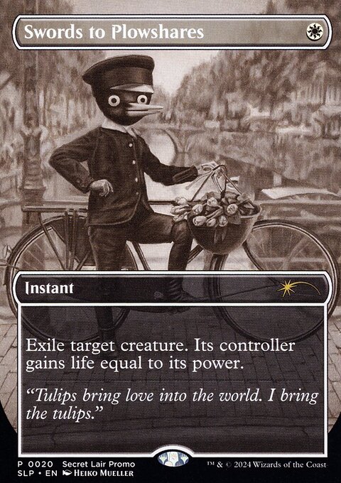 Swords to Plowshares, Secret Lair Promo #20, Magic: The Gathering card