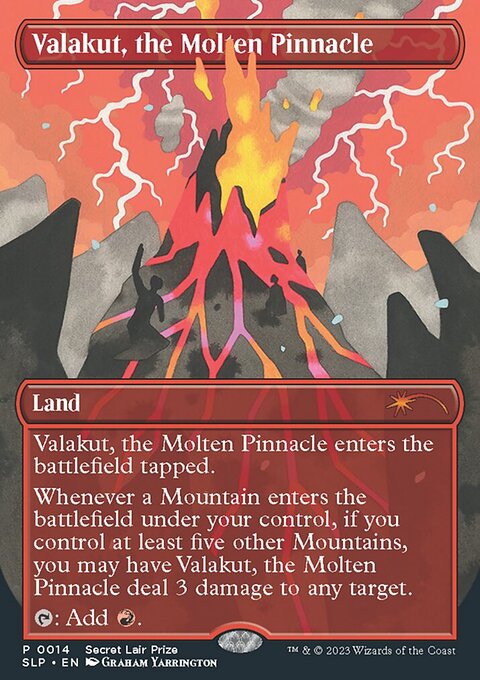 Valakut, the Molten Pinnacle, Secret Lair Promo #14, Magic: The Gathering card