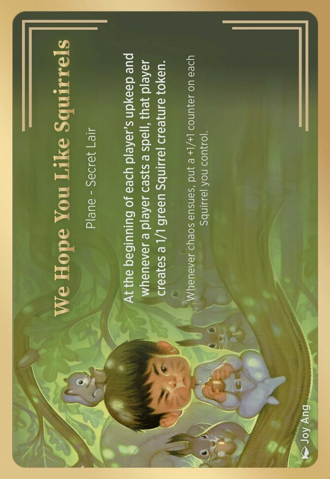 We Hope You Like Squirrels, Secret Lair Showcase Planes #10, Magic: The Gathering card